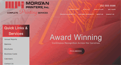 Desktop Screenshot of morganprinters.com